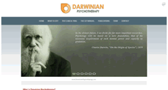 Desktop Screenshot of darwinianpsychotherapy.com